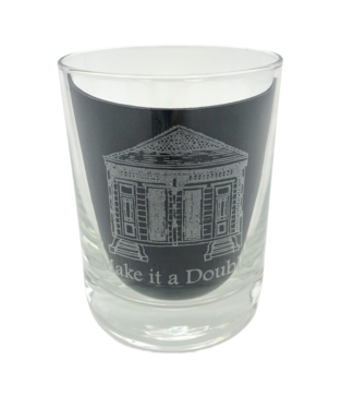 Leonard Etched Shotgun Double Glass