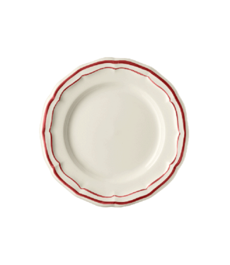 Gien Canape Plate Filet Rouge