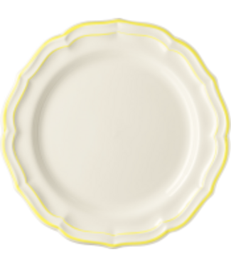 Gien Canape Plate Filet Citron
