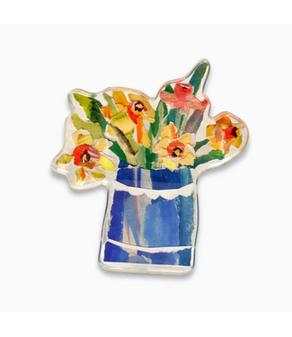 Lauren Dunn Daffodil Acrylic Bloom Block
