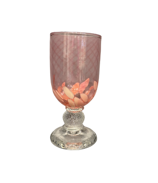 Ridge Walker Glass Pink Water Glass