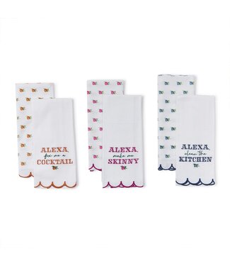 Two's Company Alexa Kitchen Dish Towel