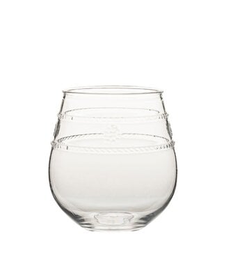 Juliska Juliska Stemless Wine Glass Acrylic Isabella
