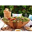 Wok Style Wooden Acacia Salad Bowl Extra Large