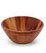Bee Hive Style Wooden Acacia Salad Bowl Large
