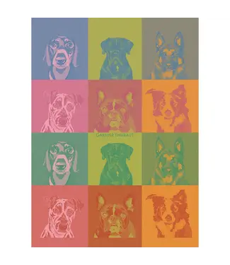Garnier Thiebaut Chiens Pop Kitchen Towel