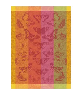 Garnier Thiebaut Beaux Papillons Flamboyant Kitchen Towel