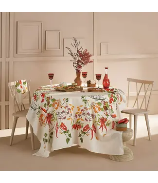 Garnier Thiebaut Piments Doux Caliente Tablecloth 61'' x 120''