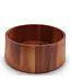 Tulip Shape Acacia Wood Salad Bowl Large