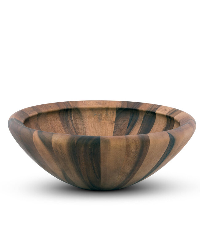 Salinas Style Wooden Acacia Salad Bowl Large