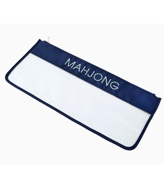 Oh My Mahjong Navy Bamboo Mahjong Bag