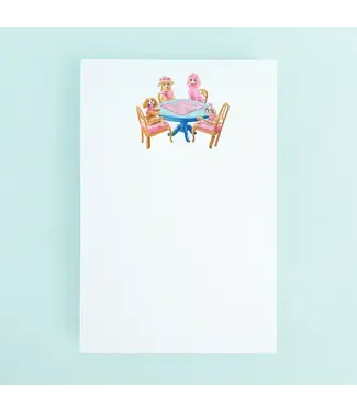 Taylor Paladino Dogs Playing Mahjong Notepad