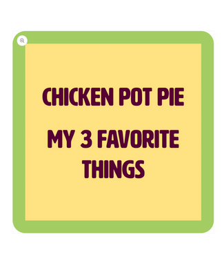 Drinks on Me Coasters Chicken Pot Pie Coaster
