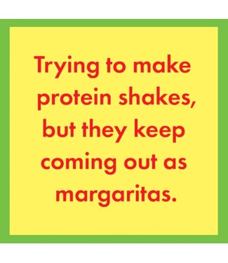 Drinks on Me Coasters Protein Shakes Coaster