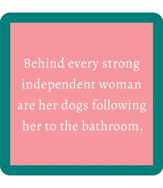 Drinks on Me Coasters Powerful Woman Coaster