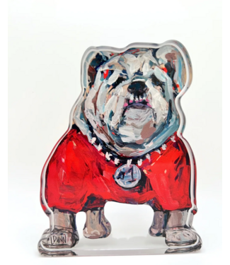 Lauren Dunn Georgia Acrylic Gameday Bulldog 7"
