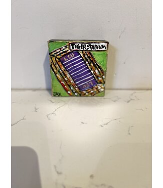 Jax Jax Tiger Stadium Mini Painting