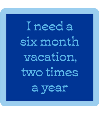 Drinks on Me Coasters Beach Six Month Coaster