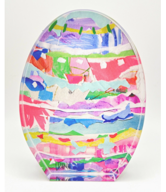 Lauren Dunn Pastel Acrylic Easter Egg