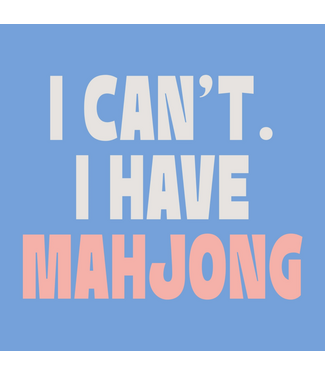 Soiree Sisters Funny Mahjong Cocktail Napkins | I Have Mahjong