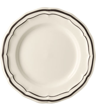 Gien Canape Plate Filet Manganese