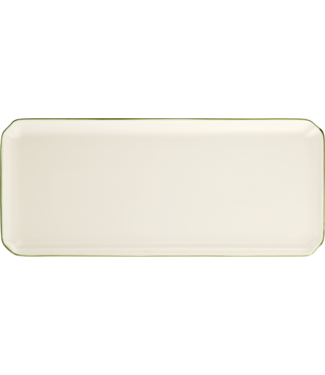 Gien Oblong Serving Tray Filet Vert
