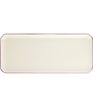Gien Oblong Serving Tray Filet Pivoine