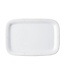16" Serving Tray/Platter Melamine Whitewash