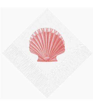 Alexa Pulitzer Scallop Cocktail Napkins