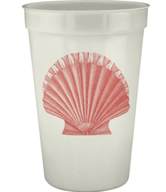 Alexa Pulitzer Scallop 16oz Pearlized Cups