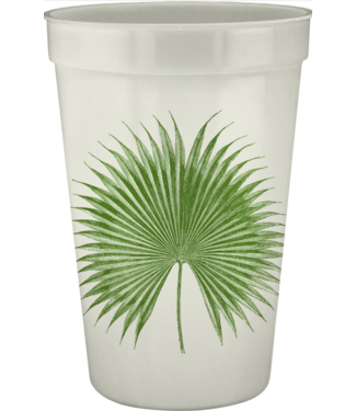 Alexa Pulitzer Palm 16oz Pearlized Cups
