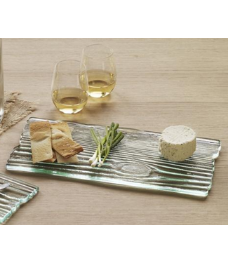 Anneglass 12 x 5 1/2" Small Plank Cheese Board