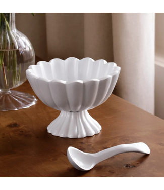 Beatriz Ball VIDA Vienna Mini Pedestal with Spoon (White)