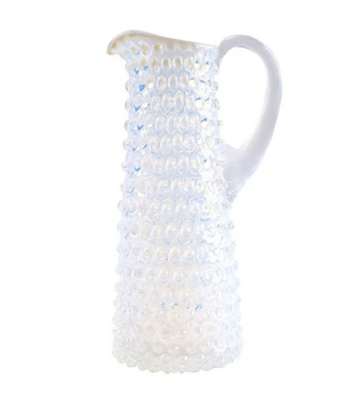Anna von Lipa Opaline Eiffel Hobnail Jug 1L Creamy White