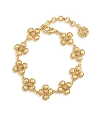 Capucine de Wulf Berry Clover Linear Bracelet, 7"+2" - Gold
