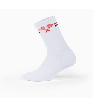 Love All Tennis Love All Tennis Socks Red and Navy