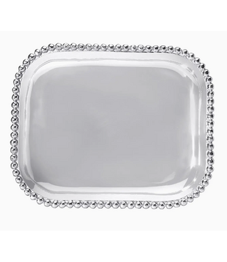 Mariposa Pearled Rectangular Platter