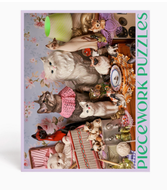 Piecework Puzzles Cat Person 1000 Piece Puzzle