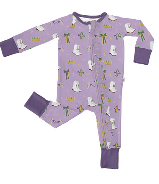 Goosies Mardi Gras Boots Zip PJs