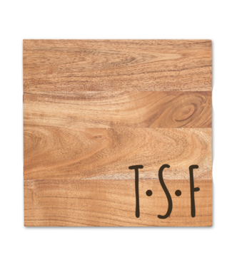 Sophistiplate 12X12" Acacia Wood Square