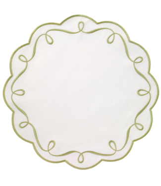 Bodrum Ribbon Twirl Placemat Willow