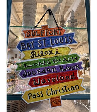 Cynthia Kolls Gulf Coast Directional Sign