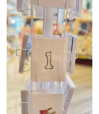 k. Patricia Designs 1 Birthday Candle Card - Blue