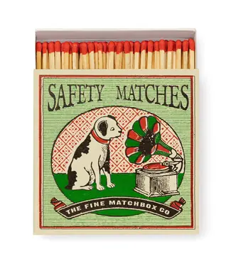Archivist Gallery Dog and Gramaphone | Square - Safety Matches