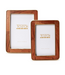 Wood Round Edge with Brass Frame