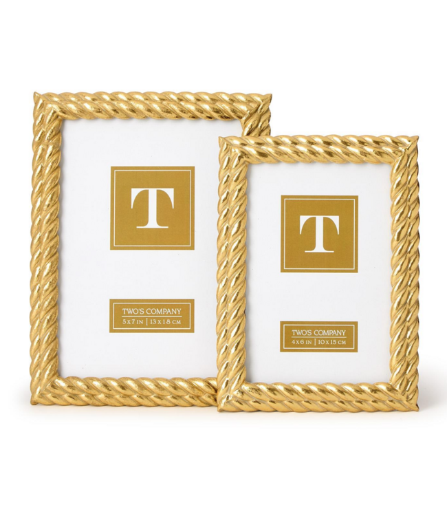 Gold Double Rope Frame
