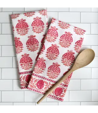 Pacific & Rose Textiles Kitchen Towel Pink City