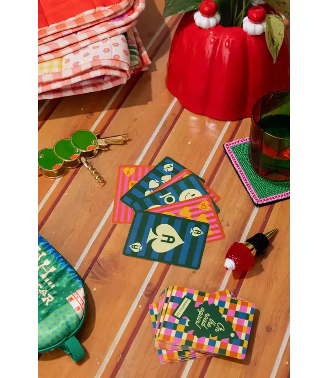 Waterproof Playing Cards, Colorful Plaid