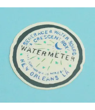 Statement Goods New Orleans Water Meter Sticker