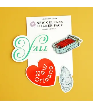 Statement Goods New Orleans Sticker Pack - Lilac Star
